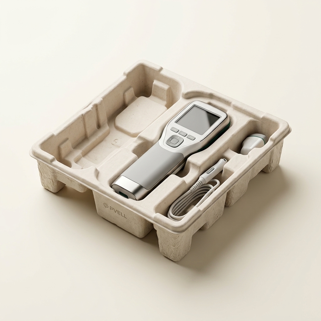 Packaging in polpa modellata per il settore medicale